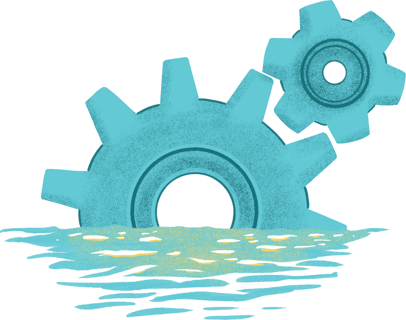 Six spheres with lines connecting them